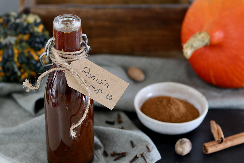 Pumpkin spice sirup opskrift